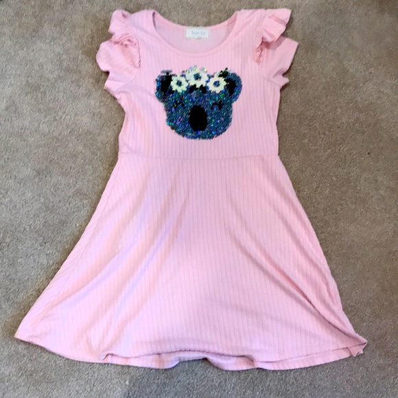 Pink dress for little girls - Picture 1 of 1